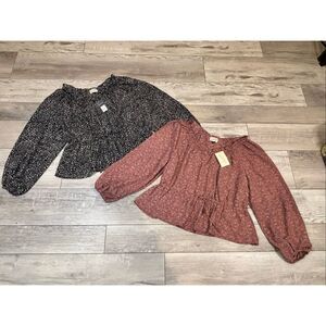 Universal Thread ladies plus size floral blouse size 2X bundle